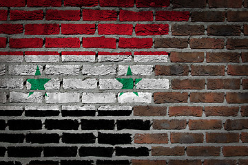 Image showing Dark brick wall - Syria