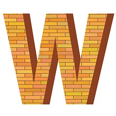 Image showing brick letter B