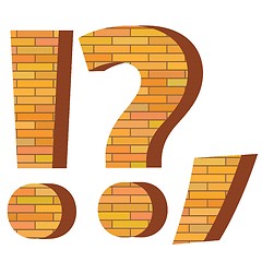 Image showing brick question mark