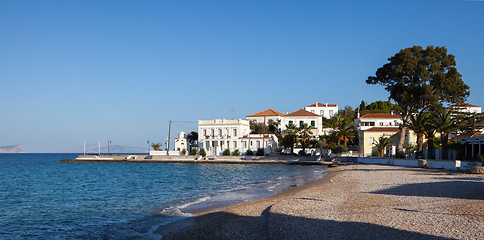 Image showing Autumn afternoon on Spetses