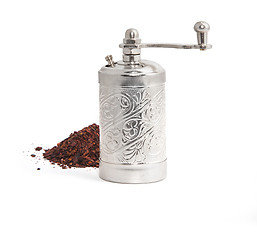 Image showing Spice mill and pepper