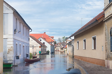 Image showing Flooded street