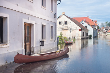 Image showing Flooded street