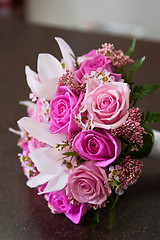 Image showing wedding roses bouquet