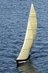 Image showing sailing boat in the sea