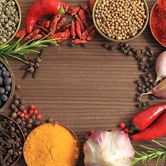 Image showing Spices and herbs