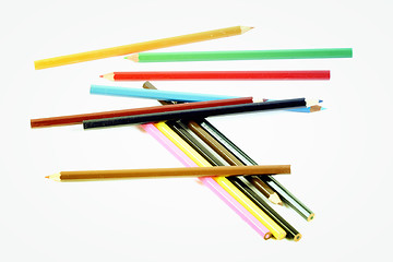 Image showing Close-up pencil.