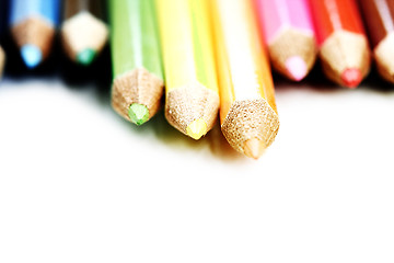 Image showing Close-up pencil.