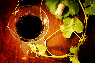 Image showing Red wine