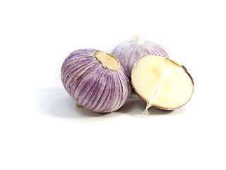 Image showing Purple Garlic