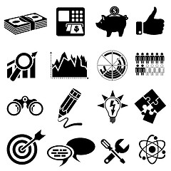 Image showing Business Icon Set