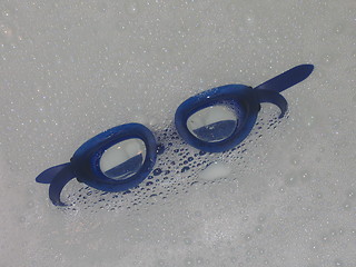 Image showing Swimming Goggles in Water