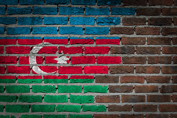 Image showing Dark brick wall - Azerbaijan