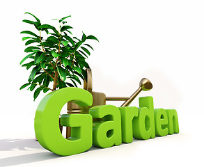 Image showing Gardening