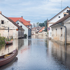 Image showing Flooded street