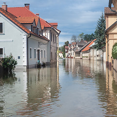 Image showing Flooded street