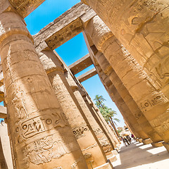 Image showing Temple of Karnak, Luxor, Egypt.