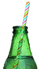 Image showing Bottle Neck with Straw 