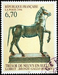 Image showing Bronze Statue Stamp