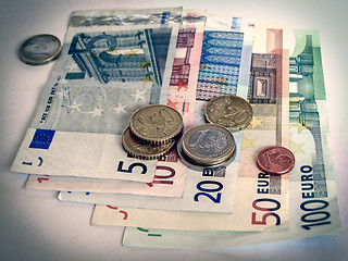 Image showing Retro look Euros picture