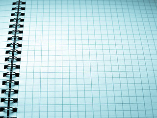 Image showing Blank notebook page