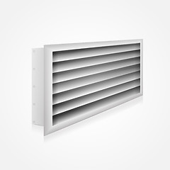 Image showing Vector illustration of ventilation louver