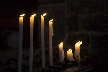 Image showing Burning candles