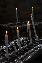 Image showing Burning candles