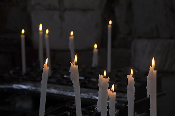 Image showing Burning candles