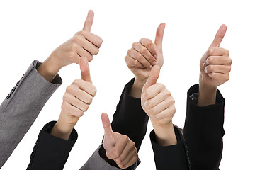 Image showing Thumbs up