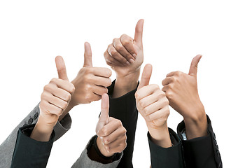 Image showing Thumbs up