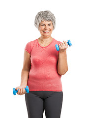 Image showing Fiitness old woman 