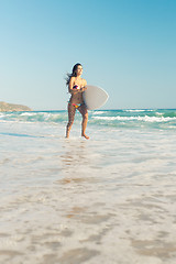 Image showing Surfer Girl