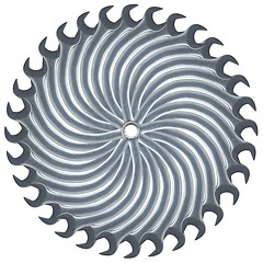 Image showing Circular saw blade made of spanners