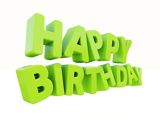 Image showing Happy birthday