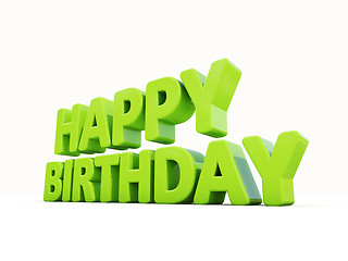 Image showing Happy birthday