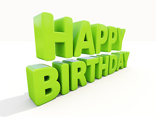 Image showing Happy birthday