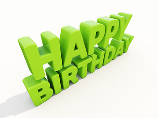 Image showing Happy birthday