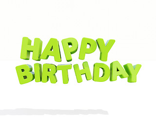 Image showing Happy birthday