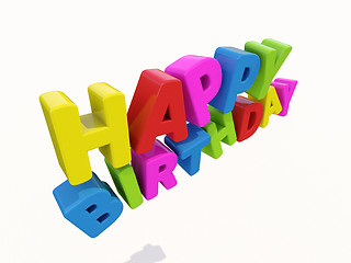 Image showing Happy birthday