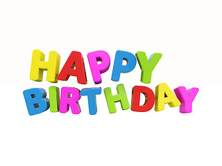 Image showing Happy birthday