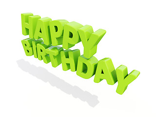 Image showing Happy birthday