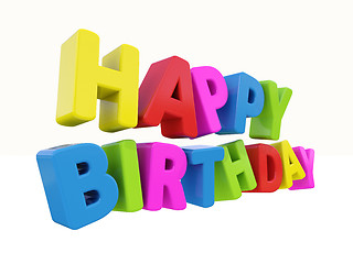 Image showing Happy birthday