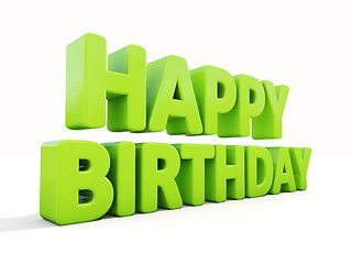 Image showing Happy birthday