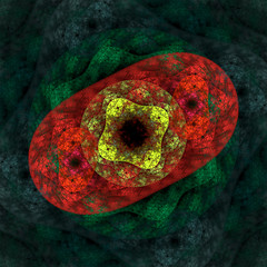 Image showing Symmetrical growth of bacteria