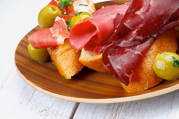 Image showing Jamon Tapas