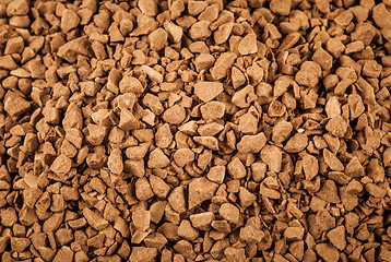Image showing Soluble coffee granules