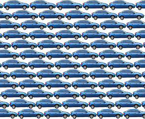 Image showing texture from blue automobiles