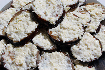 Image showing Dish from fried aubergine