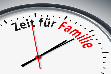 Image showing Uhr mit Text